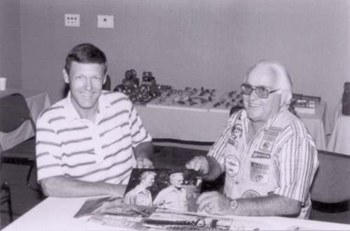 (left) Chuck Heddon  (right)  Clyde A. Harbin Sr.