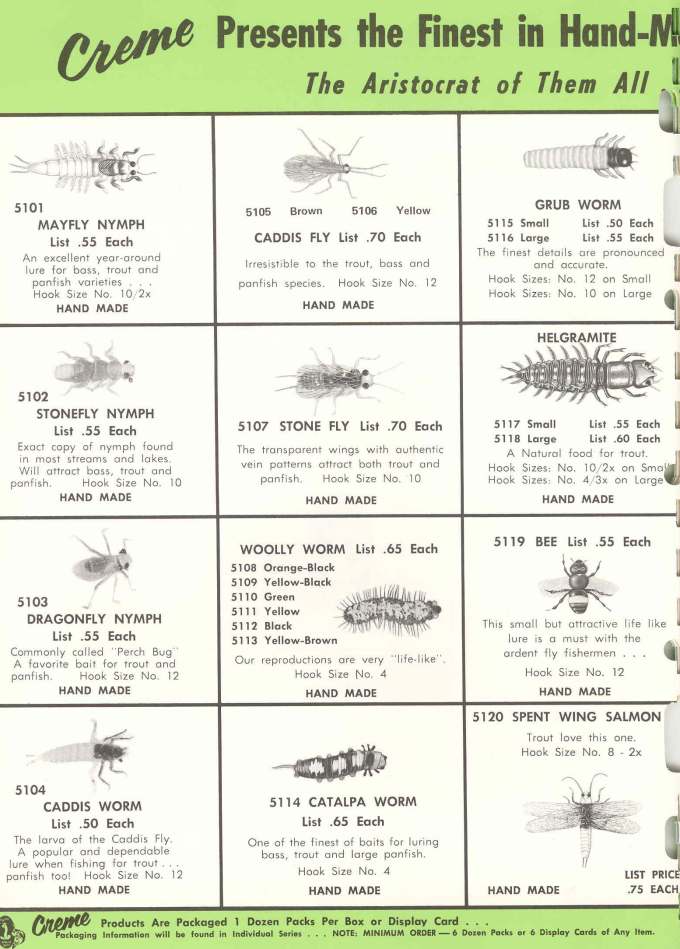 Creme Lure Company Catalog