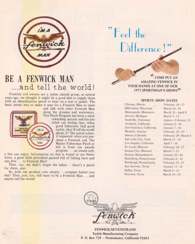 Fenwick 1972 Catalog