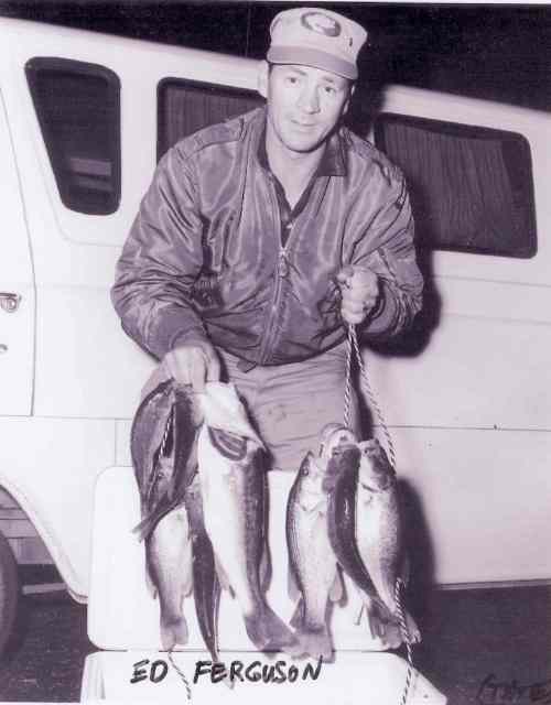 Robert Edward Ferguson, 1966 Bas-Tek-Neke Instructor, 40 years fishing partner, wood carver, personal lure artist, cabin cook and Mr. Harbin's excellent friend.