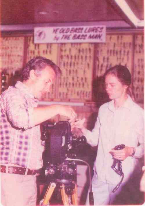 August 28, 1979 Wolfgang and Sharon Obst filmed Mr. Harbin's lure collection for a segment for the Glen Lau Productions