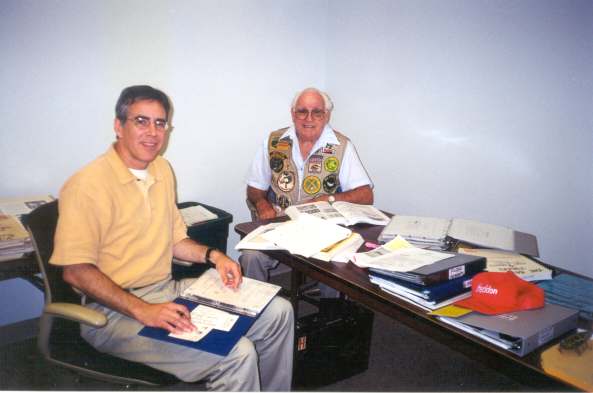 Paul Kennedy (left) and Clyde A. Harbin Sr. (right)