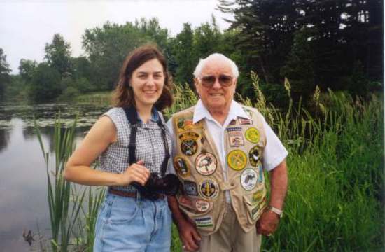 6/15/01  -  Iola Pond, Wisconsin Kris Kandler and Clyde A. Harbin Sr.