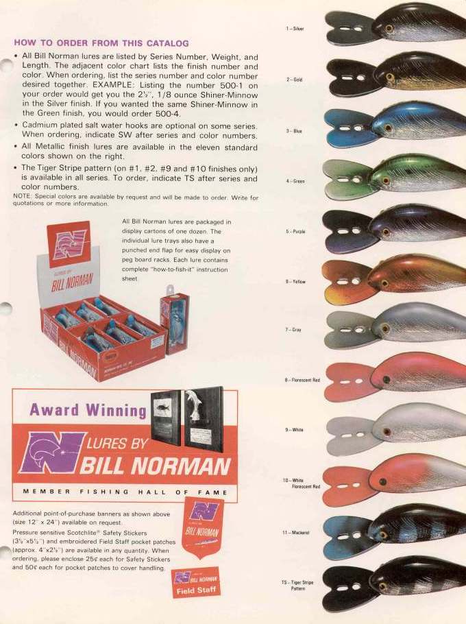 Bill Norman Catalog