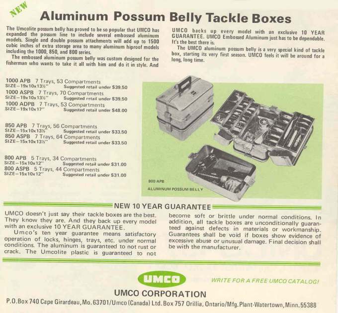 UMCO 1971 Catalog