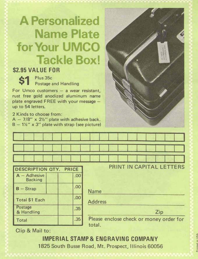 UMCO 1971 Catalog