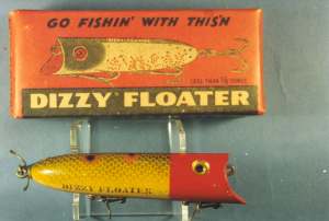 The Dizzy Floater and cardboard box were made in Oklahoma.  It is not known who copied who at this time.