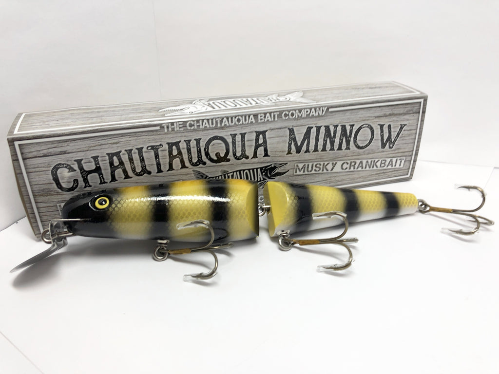 Jointed Chautauqua 8" Minnow Musky Lure Special Order ...