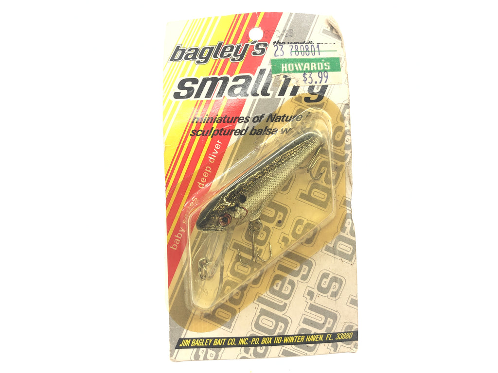 Bagley Small Fry Shad 4DSF2SSH Silver Shad Color New on Card My Bait