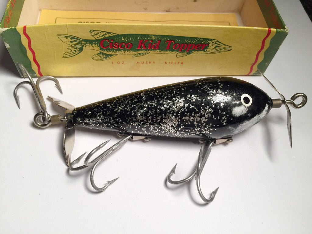 Cisco Kid Topper 1 oz. Musky Killer Black with Silver ...