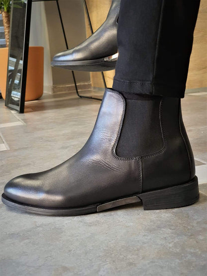 Elko Black Chelsea Boots – BRABION