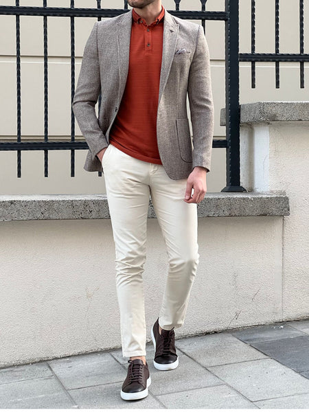 wool blazer outfit