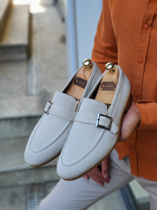 Bristol Navy Blue Suede Tassel Loafers