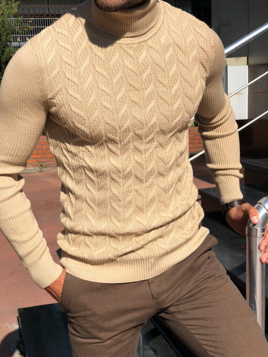 Marina Slim Fit Turtleneck Sweater (3 Colors) – brabion