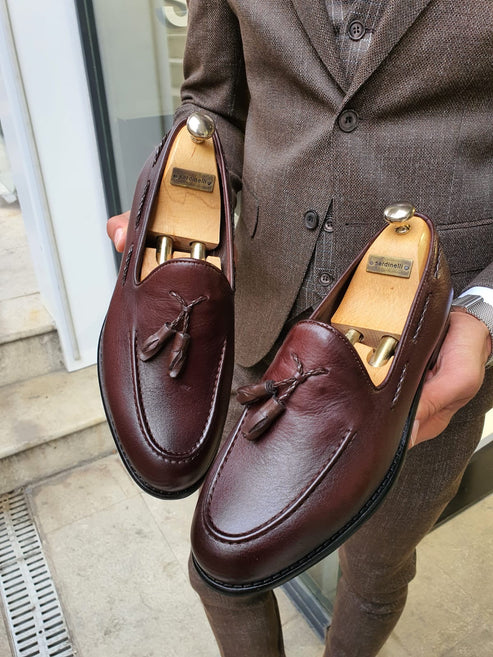 Fort Worth Brown Tassel Loafer – BRABION