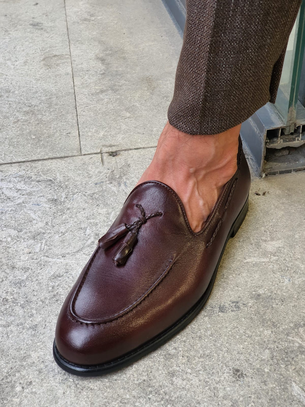 Fort Worth Brown Tassel Loafer – BRABION