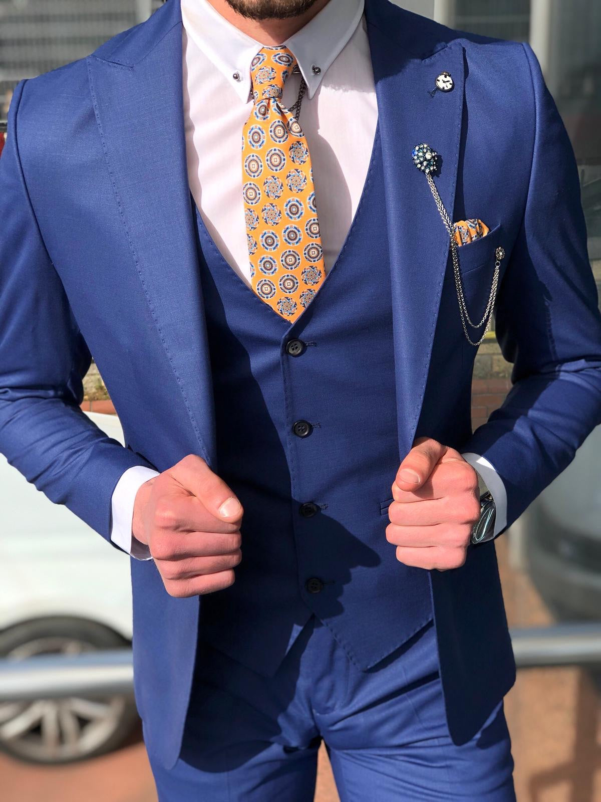 Bernard Sax Slim Fit Suit – BRABION