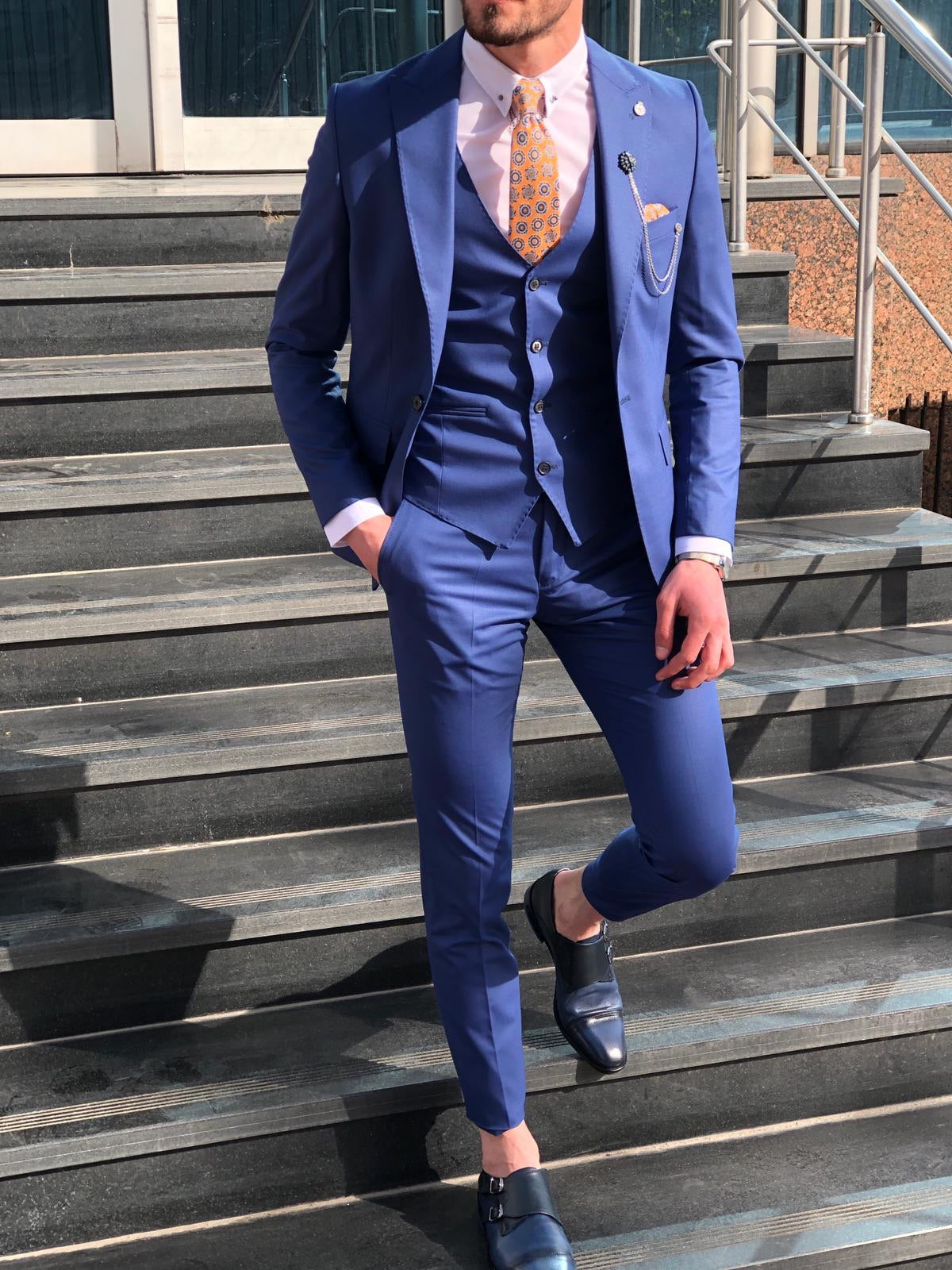 Bernard Sax Slim Fit Suit – BRABION