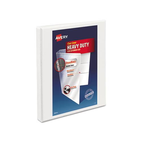 Heavy-duty Non Stick View Binder With Durahinge And Slant Rings, 3 Rings, 0.5