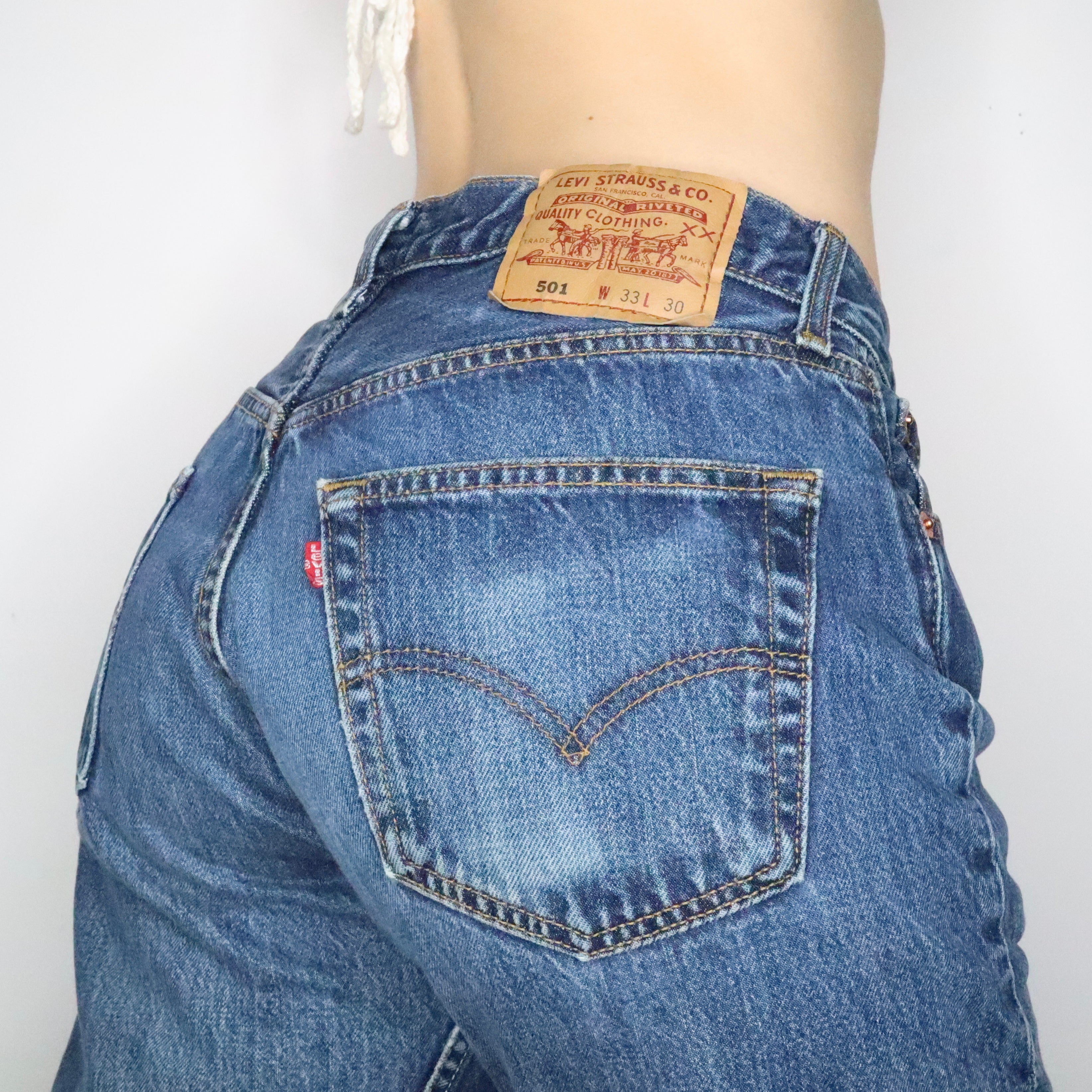 Baggy Levi's 501 Jeans (M-L) - Imber Vintage
