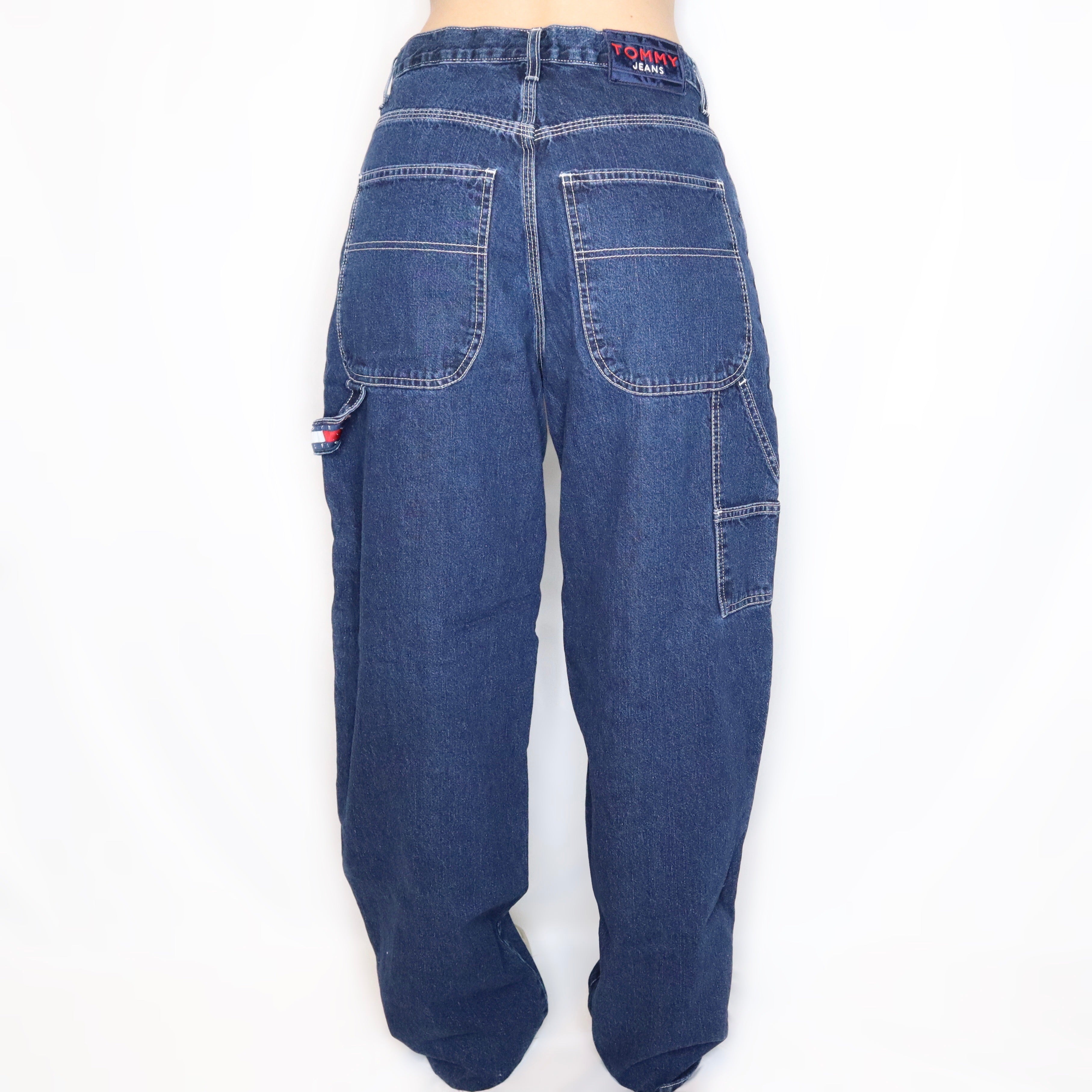 Agurk Polar Portico Vintage 90s Tommy Hilfiger Baggy Carpenter Jeans - Imber Vintage