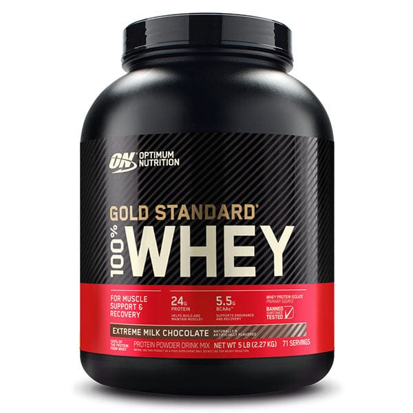 Optimum Gold Standard 100% Whey Protein, 5 lbs - BULLDOG product image