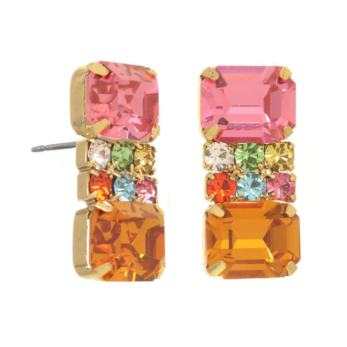 NAYA STUD EARRING-PINK