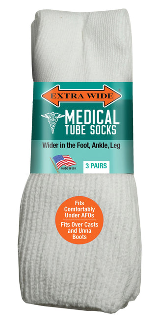 Extra Wide Medical Quarter Socks