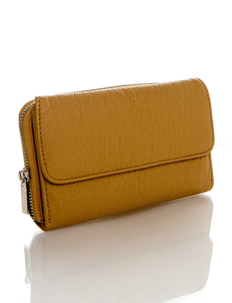 Zip Around Continental Wallet - Tan – Ampere Creations