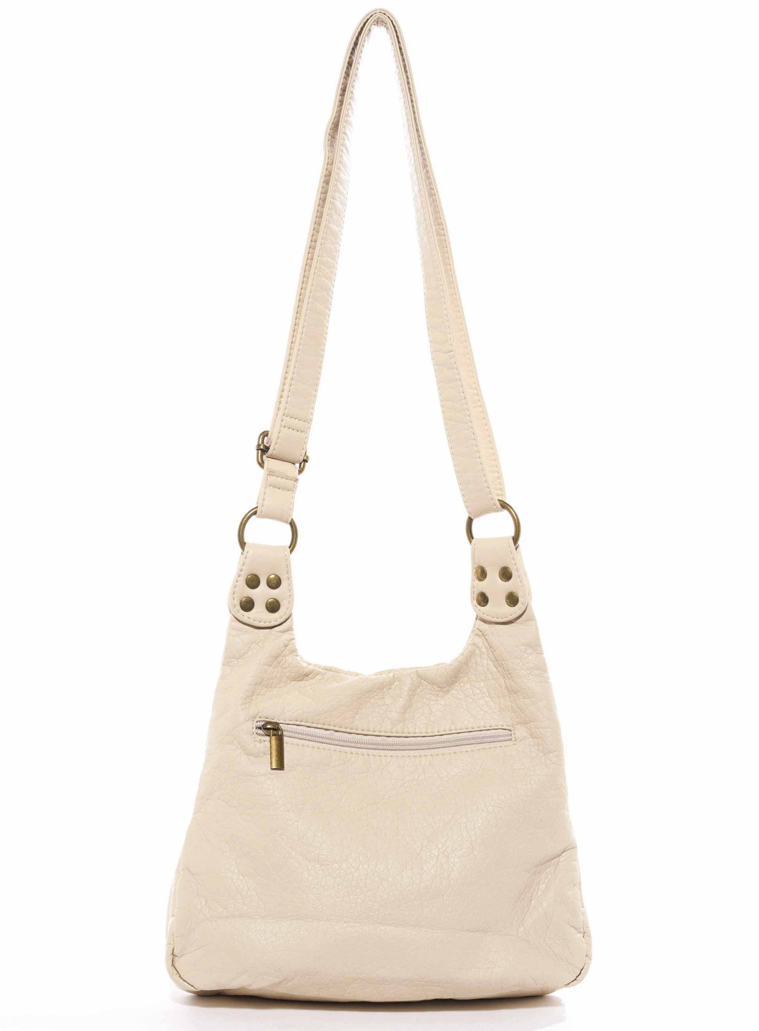 The Aria Crossbody - Taupe – Ampere Creations