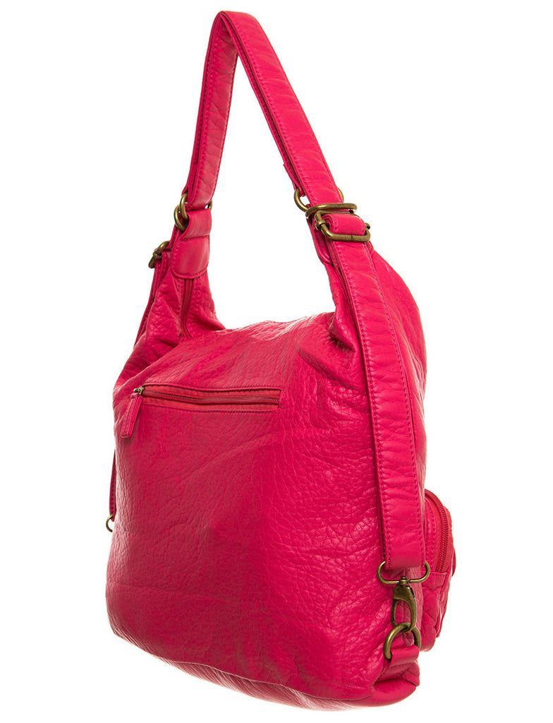 Convertible Crossbody Backpack - Coral – Ampere Creations