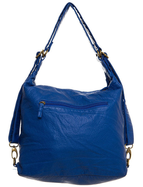 Convertible Crossbody Backpack - Royal Blue – Ampere Creations