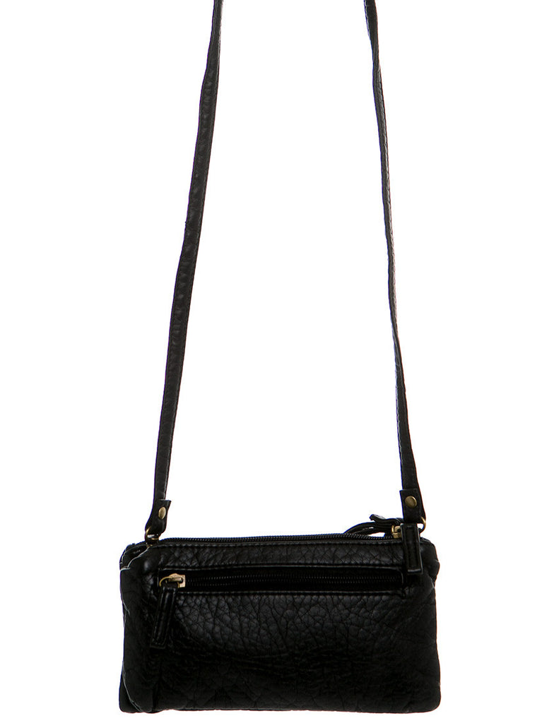 The Classical Three Way Wristlet Crossbody - Black – Ampere Creations