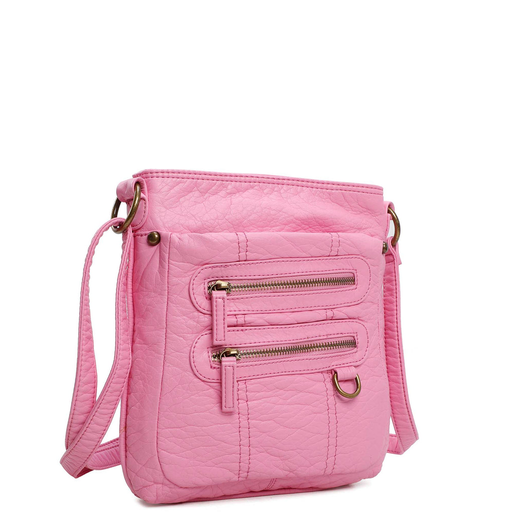 The Willa Crossbody - Bubble Gum Pink – Ampere Creations