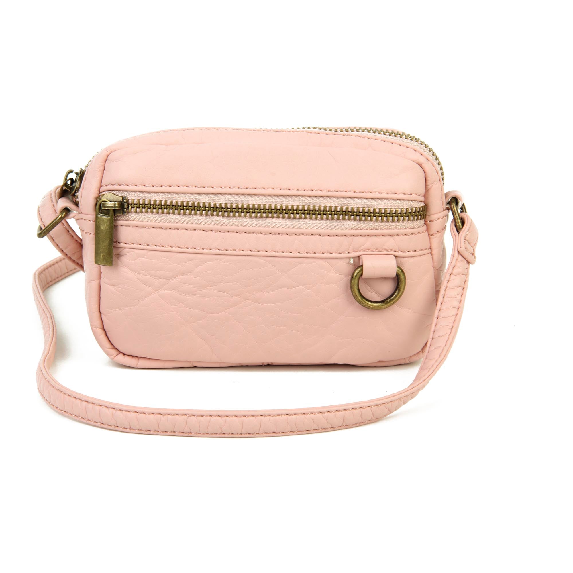 The Caroline Mini Crossbody - Petal Pink – Ampere Creations