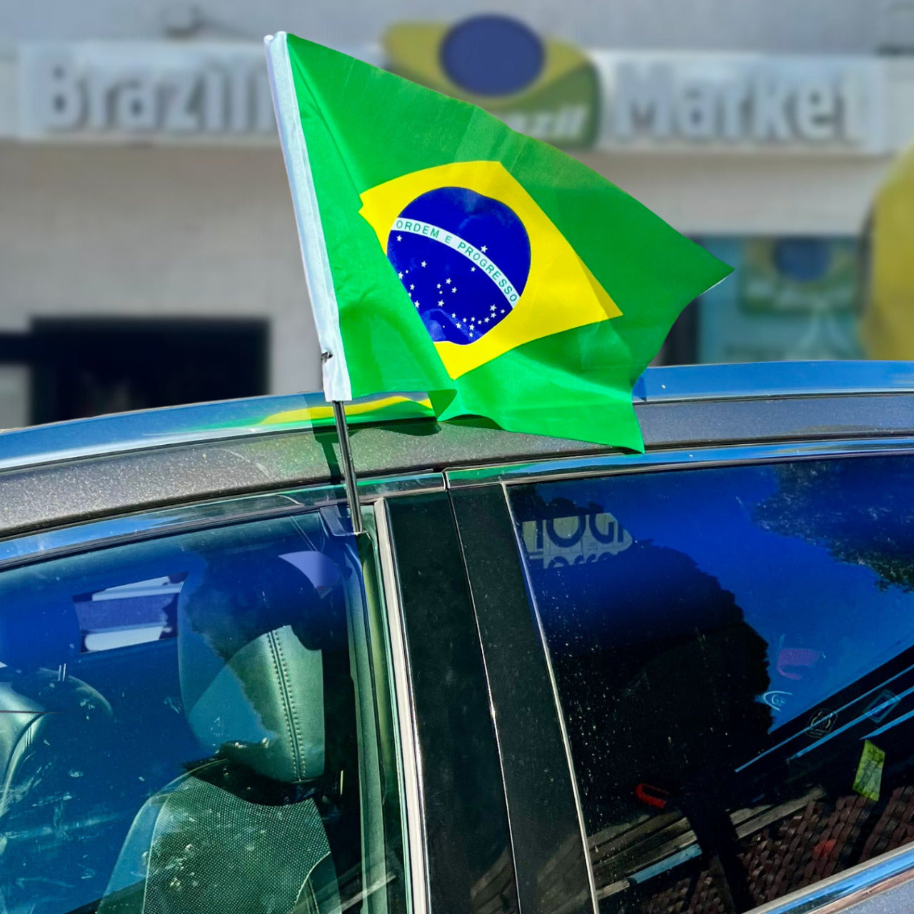 Brazil Car Flag - Bandeira Brasileira para carro — Hi Brazil Market