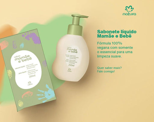 Natura Mamae e Bebe Sabonete Liquido - Liquid Baby Soap — Hi Brazil Market