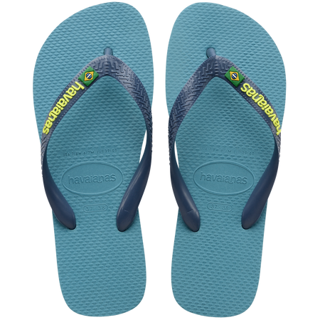 impuls Caroline koper Havaianas Kids Brazil Logo Sandal Flip Flops Nautical Blue — Hi Brazil  Market