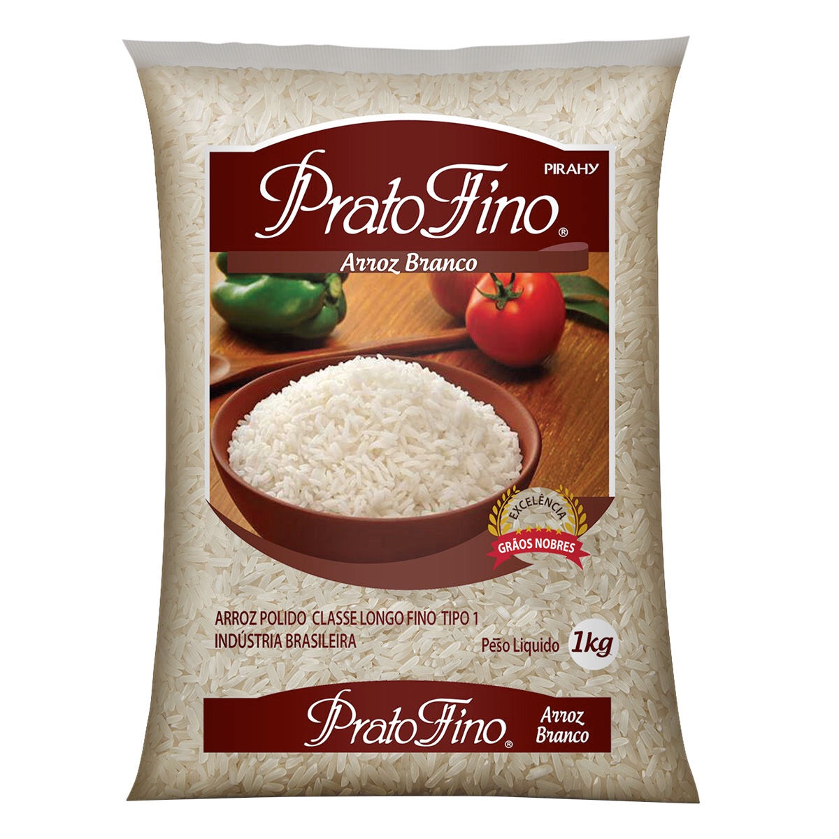 Prato Fino Arroz Branco 910g - White Rice 2lb