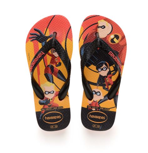 Kids Incredibles Flip Flops — Brazil Market