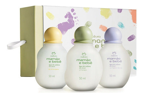 Natura Mamae E Bebe Kit 3 Colonias De 50ml Cada Cologne Set 3 Units Hi Brazil Market