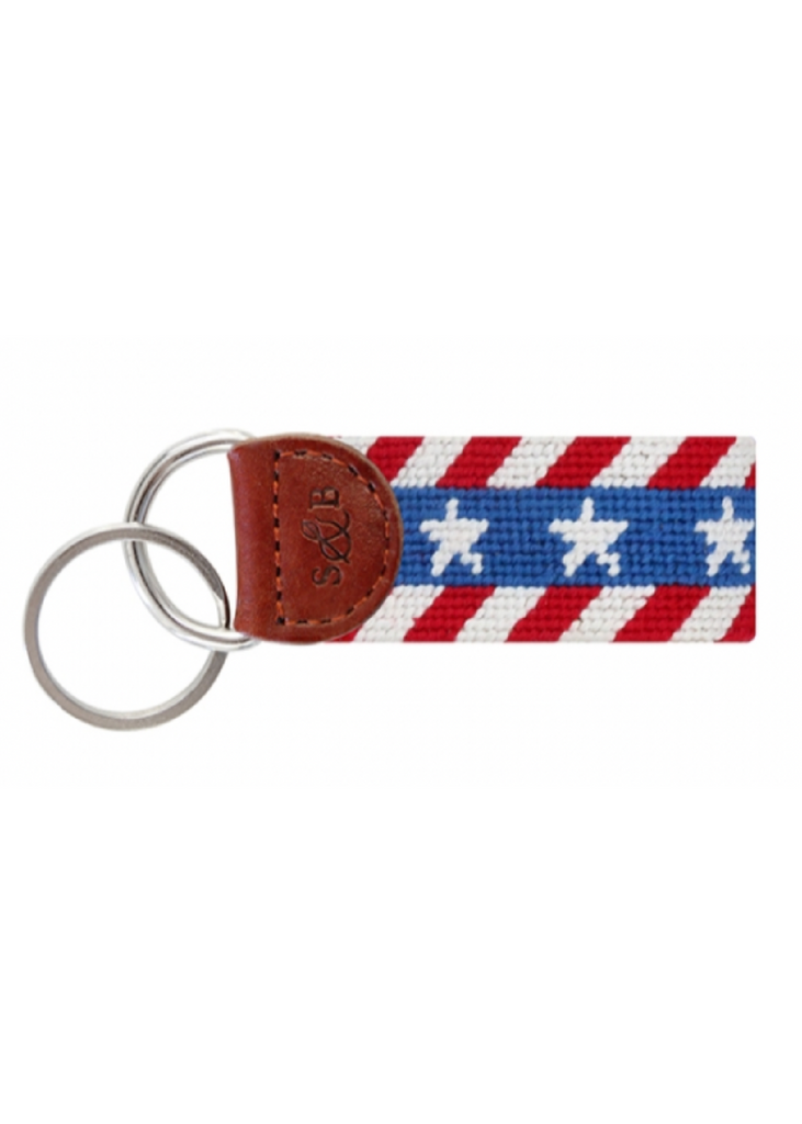 Leather Big O Key Ring - Take Me Tangerine