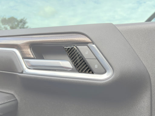 Door Handle Surround Accent Overlays Fits 2019-2021 Chevrolet Silverad —