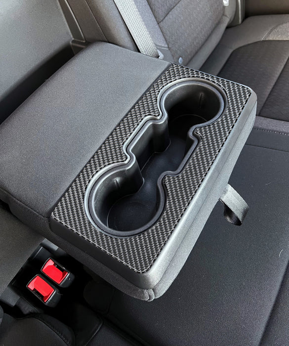 Rear Seat Cup Holder Accent Overlay Fits 2019-2021 Chevrolet Silverado —  