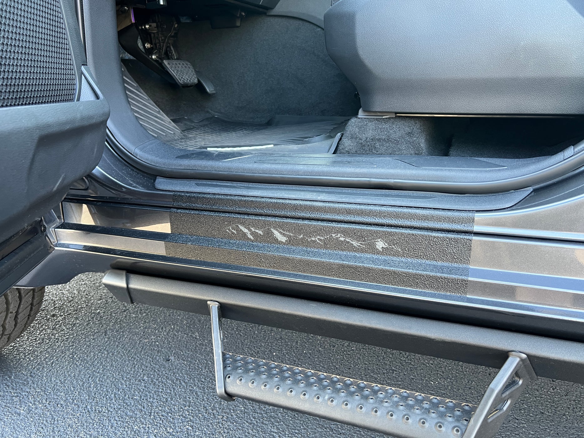 Door Sill Protection Overlays Fits 2022-2023 Toyota Tundra — Tufskinz.com