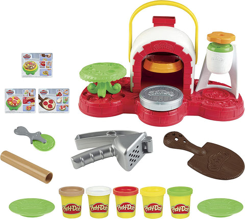  Play-Doh Kitchen Creations Pizza Oven Playset, Play Food Toy  for Kids 3 Years and Up, 6 Cans of Modeling Compound, 8 Accessories,  Non-Toxic : Toys & Games