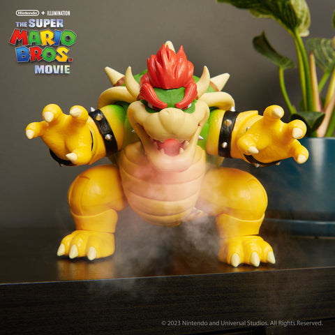 The Super Mario Bros. Movie 7 inch Feature Bowser Action Figure with Fire  Breathing Effects