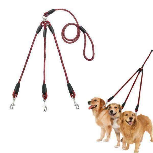 3 way dog leash