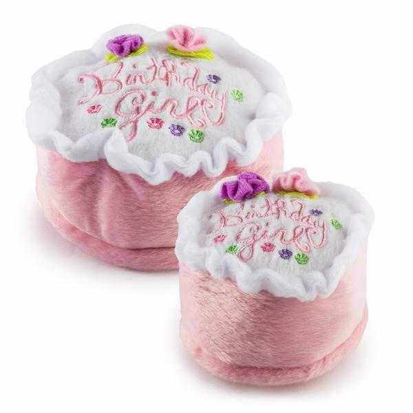 birthday cake dog toy