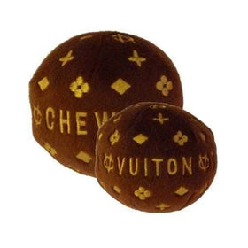 Chewy Vuiton Checker Handbag Dog Toy, DoggyTopia